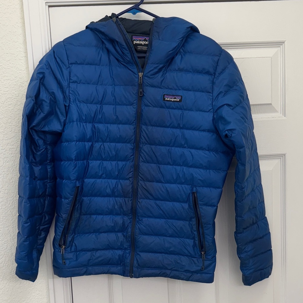 Patagonia Vibrant Blue Hooded Jacket